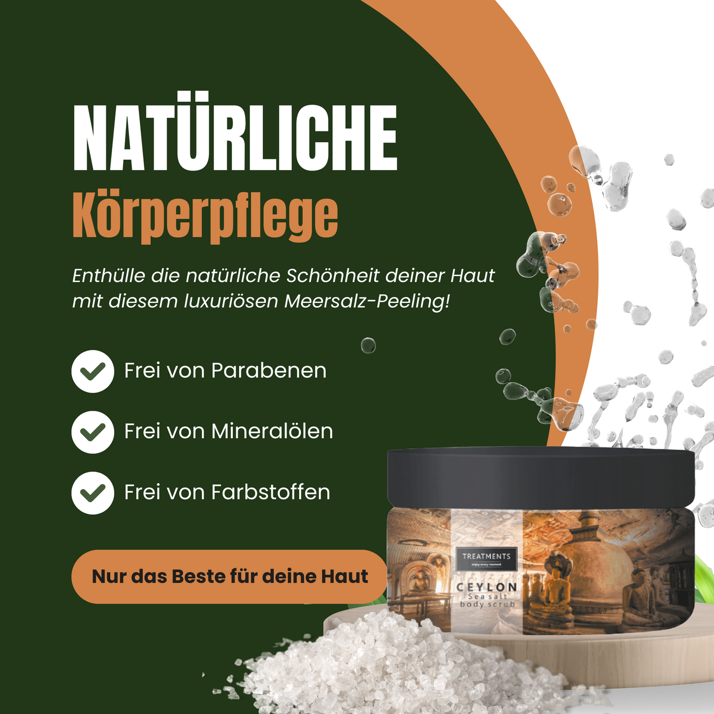 Treatments® Sea Salt Body Scrub Ceylon 400g
