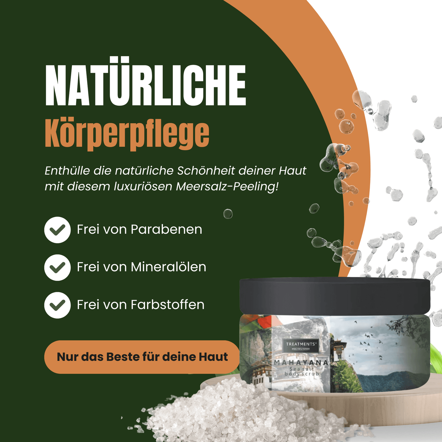 Treatments® Sea Salt Body Scrub Mahayana 400g Infografik