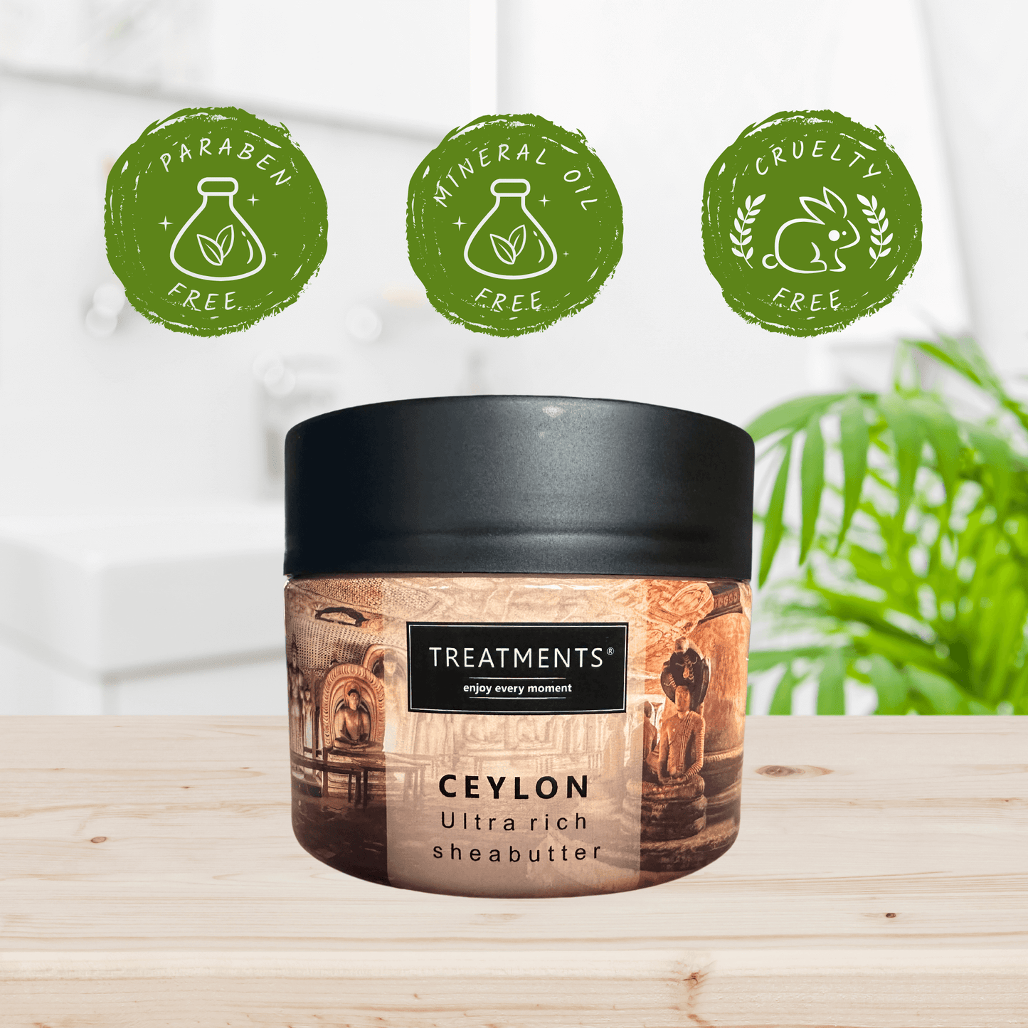 Treatments Ultra Rich Sheabutter Ceylon: Frei von Parabenen, Frei von Mineralölen, Tierversuchsfrei